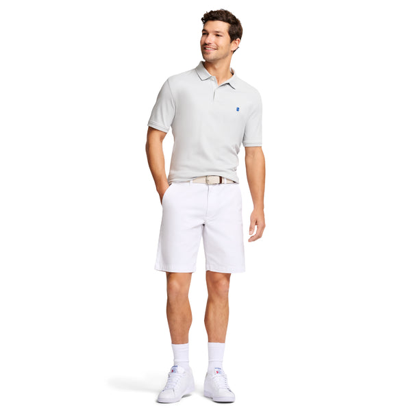 INTERLOCK SHORT SLEEVE POLO - HARBOR MIST