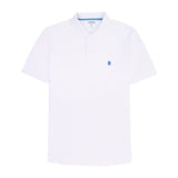 INTERLOCK SHORT SLEEVE POLO - BRIGHT WHITE