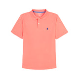 INTERLOCK SHORT SLEEVE POLO - PORCELAIN ROSE