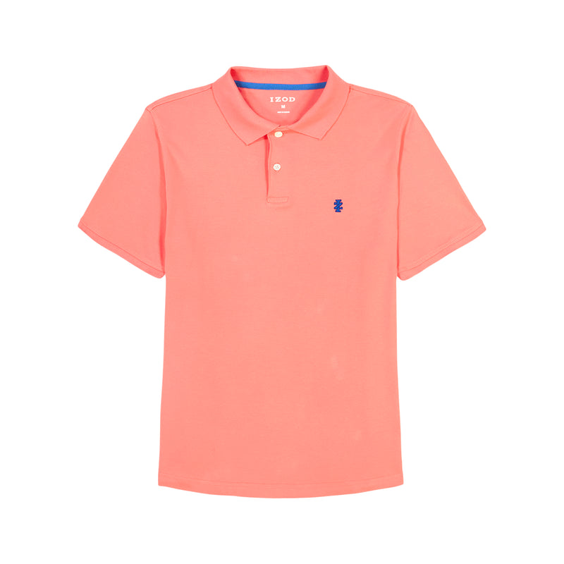 INTERLOCK SHORT SLEEVE POLO - PORCELAIN ROSE