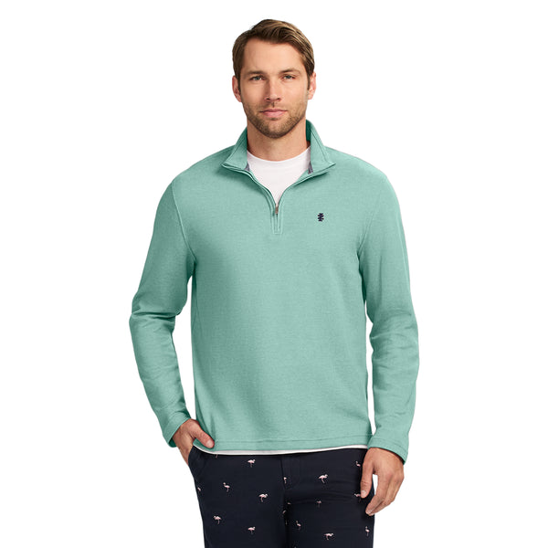 PERFORMANCE COMFORT QUARTER ZIP - BERYL GREEN