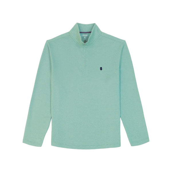 PERFORMANCE COMFORT QUARTER ZIP - BERYL GREEN – IZOD