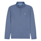 PERFORMANCE COMFORT QUARTER ZIP - MEDIEVAL BLUE