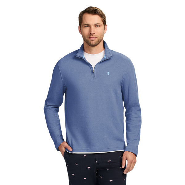 PERFORMANCE COMFORT QUARTER ZIP - MEDIEVAL BLUE