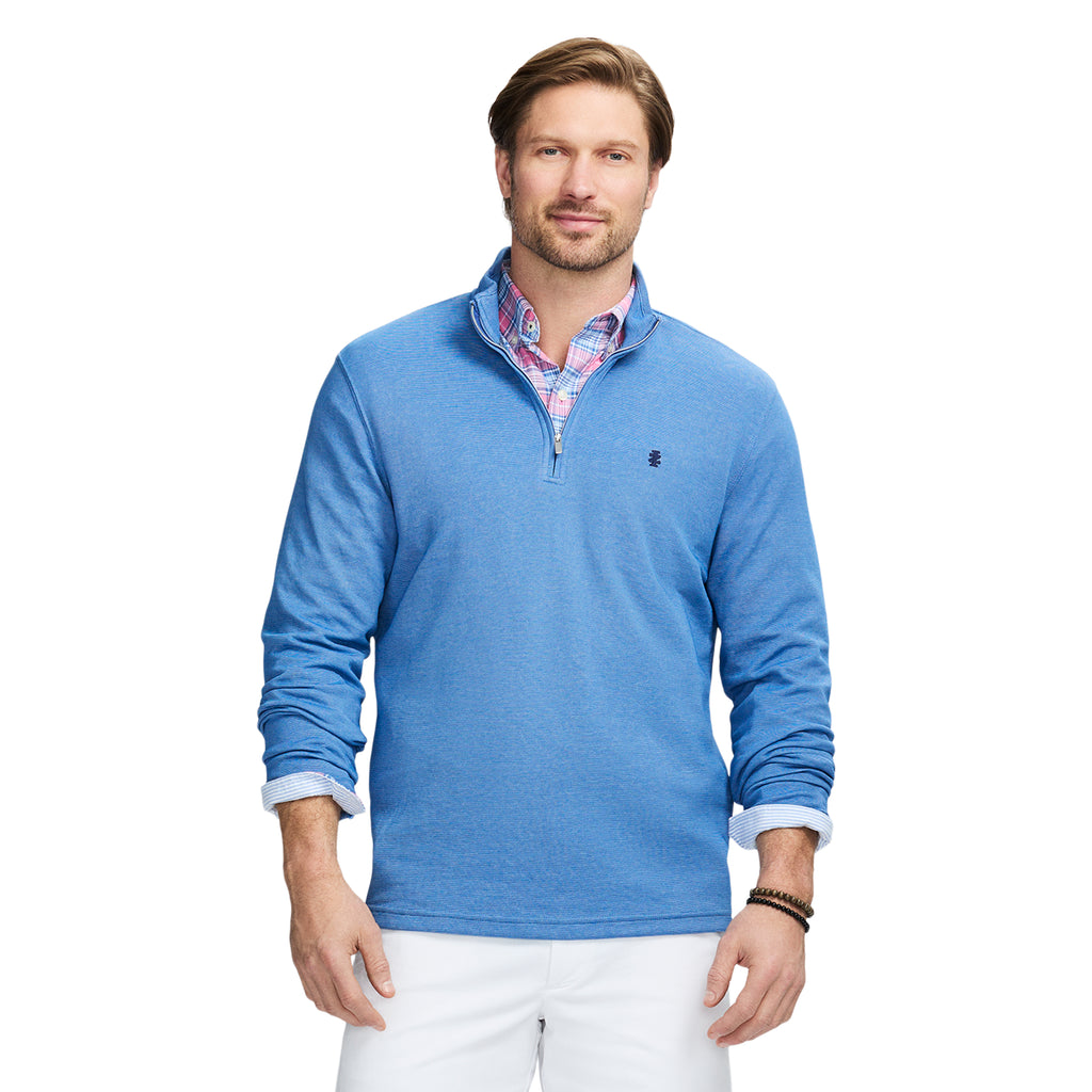 JULIE 1/4 ZIP CROPPED PULLOVER - BRIGHT WHITE – IZOD