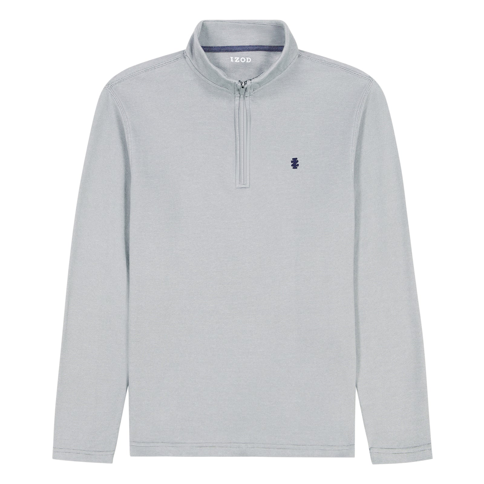 BIG AND TALL PERFORMANCE COMFORT QUARTER ZIP - SMOKED PEARL