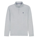 BIG & TALL PERFORMANCE COMFORT QUARTER ZIP - SMOKED PEARL