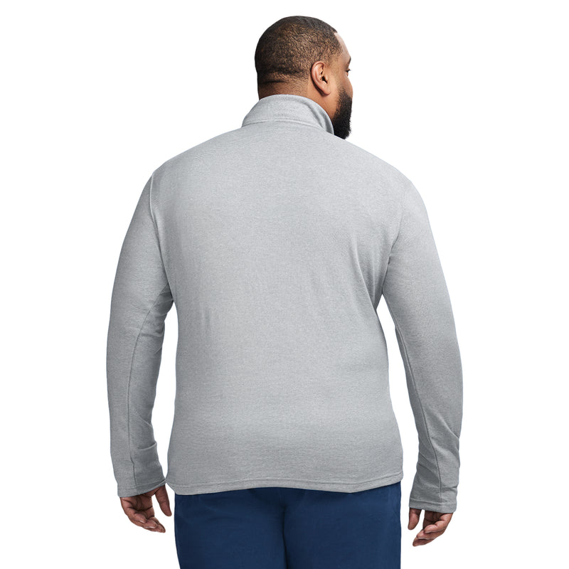 BIG AND TALL PERFORMANCE COMFORT QUARTER ZIP - SMOKED PEARL