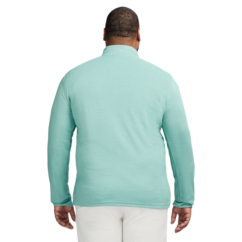 BIG AND TALL PERFORMANCE COMFORT QUARTER ZIP - BERYL GREEN