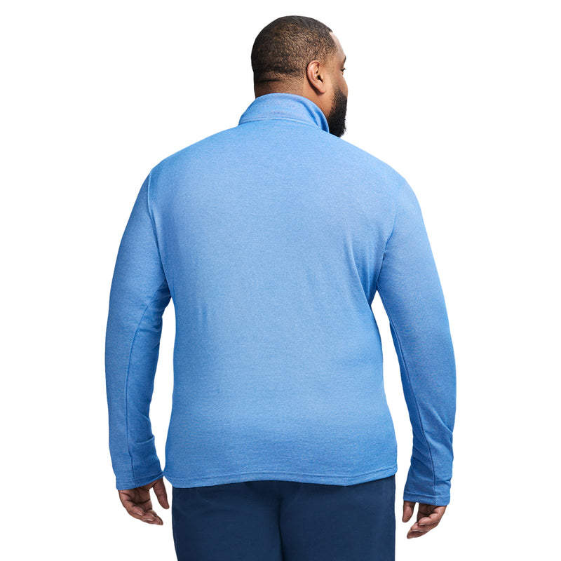 BIG AND TALL PERFORMANCE COMFORT QUARTER ZIP - BRIGHT COBALT