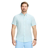 DOCKSIDE SHORT SLEEVE CHAMBRAY SHIRT - WASABI