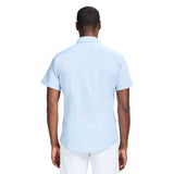 DOCKSIDE SHORT SLEEVE CHAMBRAY SHIRT - BLUE REVIVAL