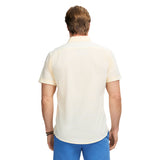 DOCKSIDE SHORT SLEEVE CHAMBRAY SHIRT - BANANA CREAM