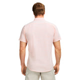 DOCKSIDE SHORT SLEEVE CHAMBRAY SHIRT - CANTALOUPE