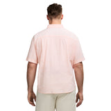 BIG & TALL DOCKSIDE SHORT SLEEVE CHAMBRAY SHIRT - CANTALOUPE