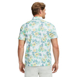 SUNSHIELD PERFORMANCE SHORT SLEEVE PRINTED POLO - BRIGHT WHITE