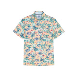 SUNSHIELD PERFORMANCE SHORT SLEEVE PRINTED POLO - CANTALOUPE