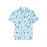 SUNSHIELD PERFORMANCE SHORT SLEEVE PRINTED POLO - LIMPET SHELL