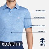 GOLF SWINGFLEX ELITE TITLEHOLDER POLO - LIMPET SHELL