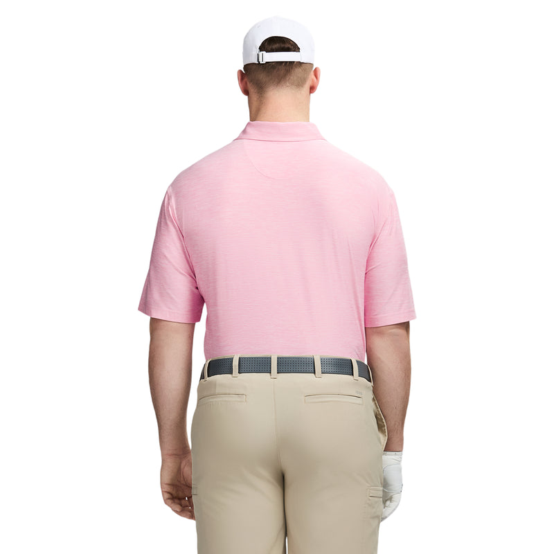 BIG & TALL SWINGFLEX ELITE GOLF SHORT SLEEVE POLO - PRISM PINK