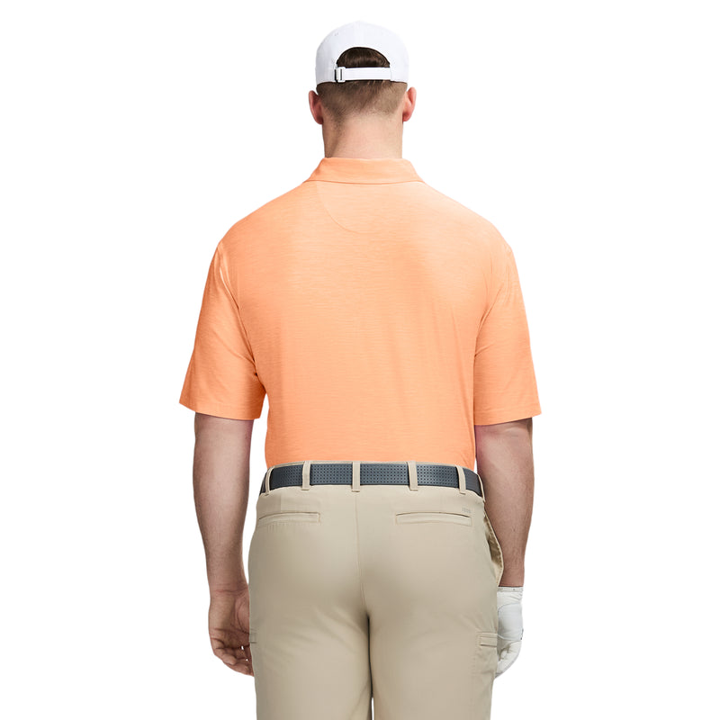 BIG & TALL SWINGFLEX ELITE GOLF SHORT SLEEVE POLO - CANTALOUPE