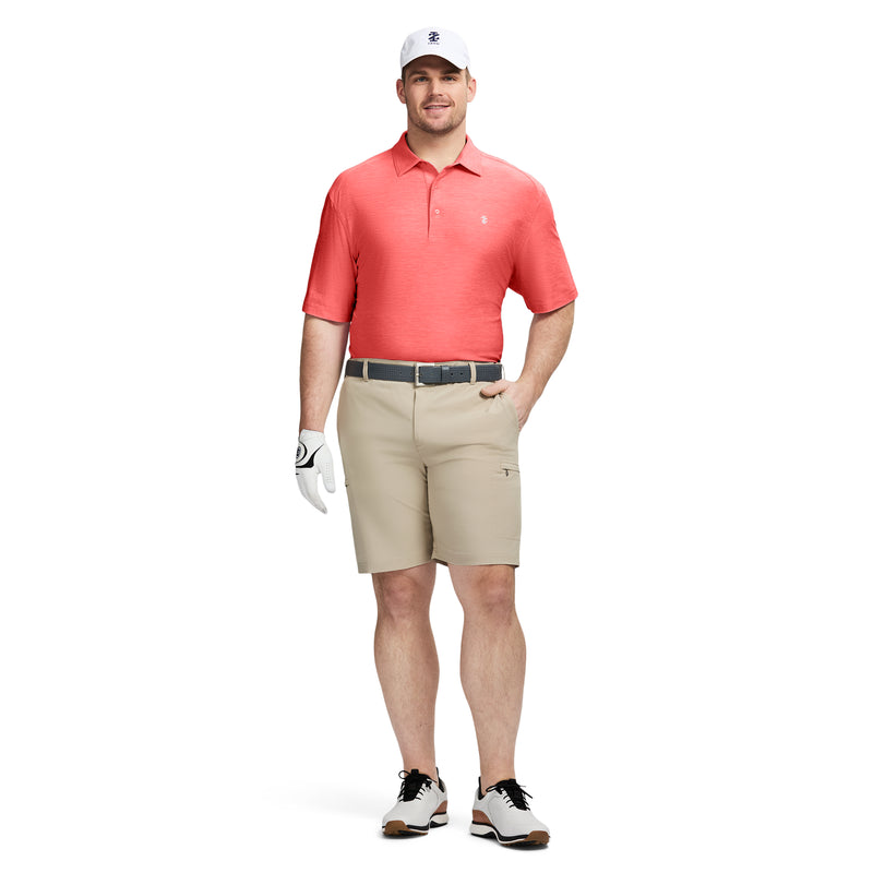 BIG & TALL SWINGFLEX ELITE GOLF SHORT SLEEVE POLO - DUBARRY