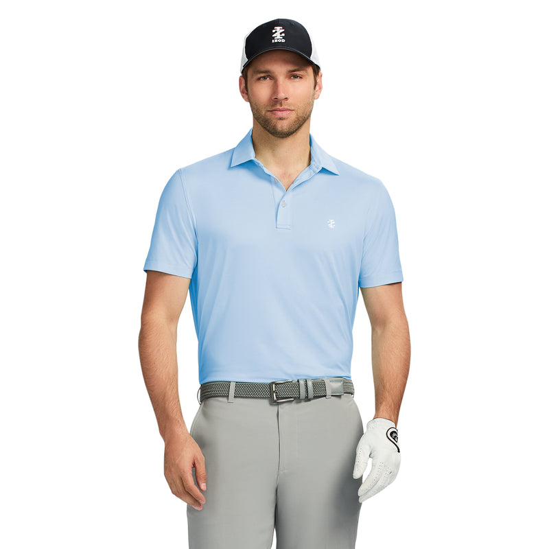 SWINGFLEX PERFORMANCE MESH POLO - PLACID BLUE