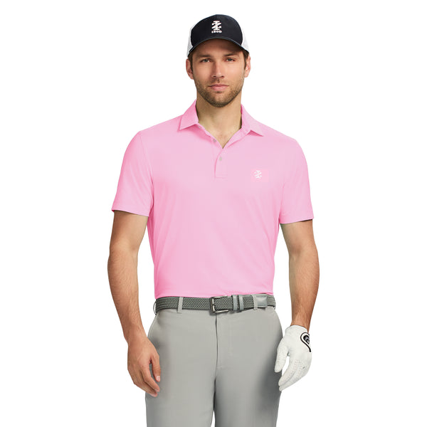 SWINGFLEX PERFORMANCE MESH POLO - PRISM PINK – IZOD