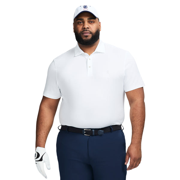 BIG AND TALL SWINGFLEX PERFORMANCE MESH POLO - BRIGHT WHITE