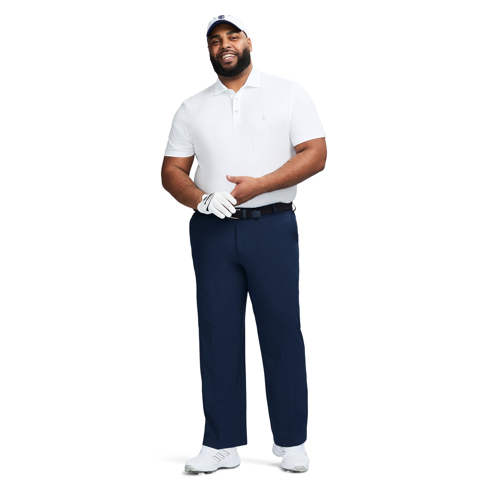 Big & Tall Golf Swingflex Mesh Polo - Bright White – IZOD