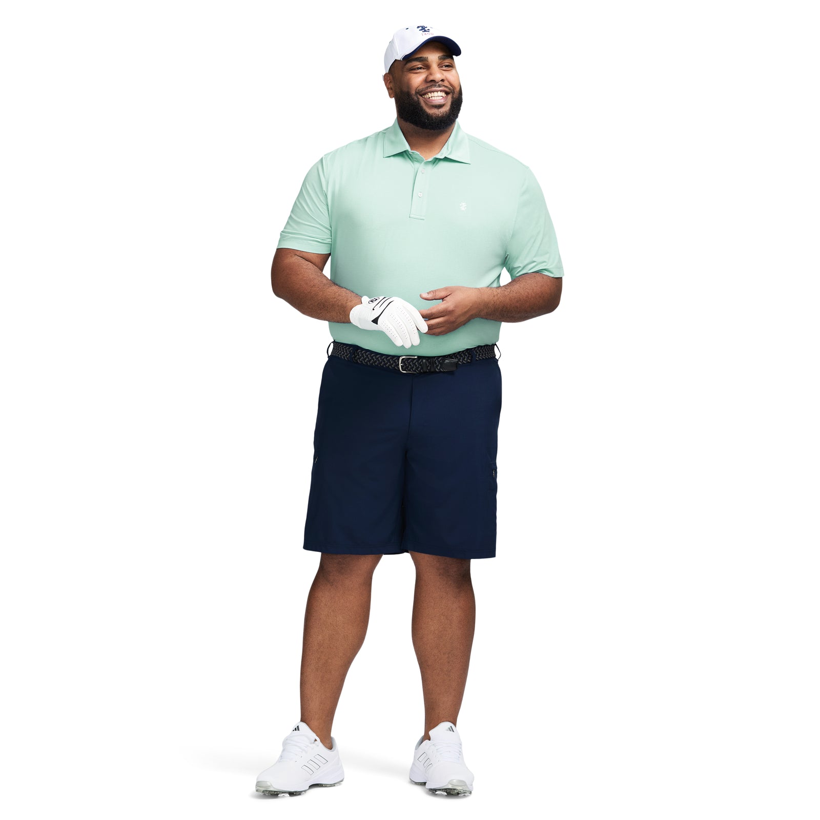 Big & Tall Golf Swingflex Mesh Polo - Limpet Shell – IZOD