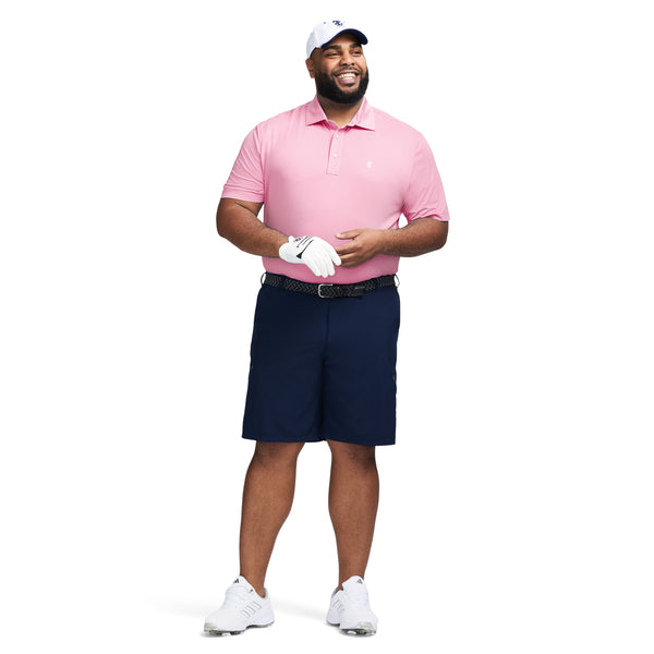 BIG AND TALL SWINGFLEX PERFORMANCE MESH POLO - PRISM PINK