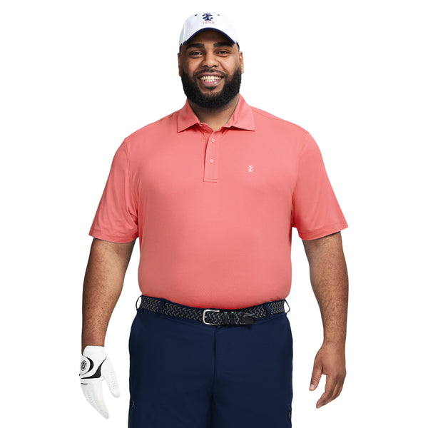 BIG AND TALL SWINGFLEX PERFORMANCE MESH POLO - DUBARRY