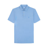 GOLF SWINGFLEX ELITE STRIPE POLO - PLACID BLUE