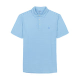 GOLF SWINGFLEX ELITE STRIPE POLO - LIMPET SHELL