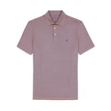 GOLF SWINGFLEX ELITE STRIPE POLO - CANTALOUPE