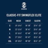 GOLF SWINGFLEX ELITE STRIPE POLO - LIMPET SHELL
