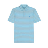 GOLF SWINGFLEX ELITE STRIPE POLO - LIMPET SHELL
