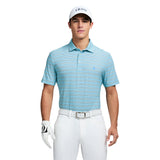 GOLF SWINGFLEX ELITE STRIPE POLO - LIMPET SHELL