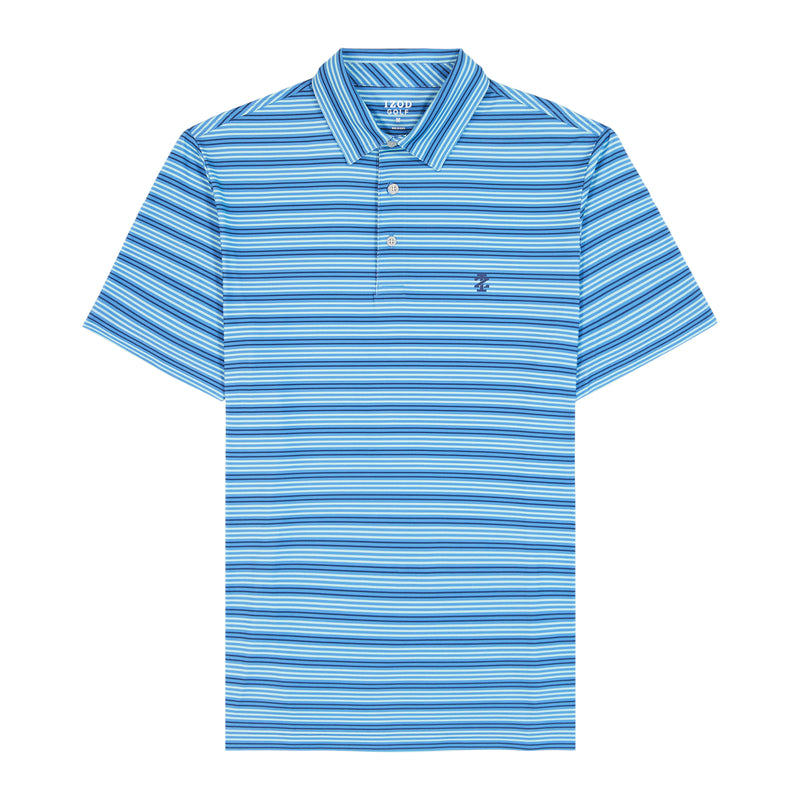 SWINGFLEX ELITE SHORT SLEEVE STRIPE GOLF POLO - REGATTA