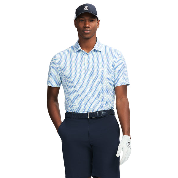 Swingflex Elite Short Sleeve Printed Golf Polo - Bright