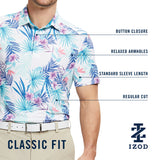 GOLF SWINGFLEX ELITE PRINTED POLO - BRIGHT COBALT