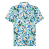 GOLF SWINGFLEX ELITE PRINTED POLO - BRIGHT WHITE