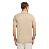 DOCKSIDE SLUB SHORT SLEEVE POLO - CROCKERY