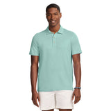 DOCKSIDE SLUB SHORT SLEEVE POLO - BERYL GREEN