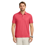 DOCKSIDE SLUB SHORT SLEEVE POLO - HOLLY BERRY