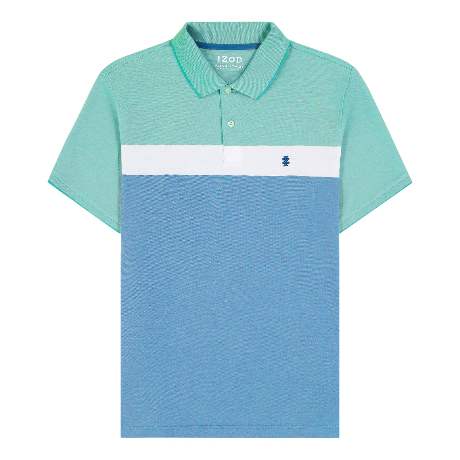 Mens Izod Izod Striped Polo Shirts Advantage Performance Short