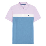 ADVANTAGE PERFORMANCE SHORT SLEEVE STRIPE POLO - VIOLA