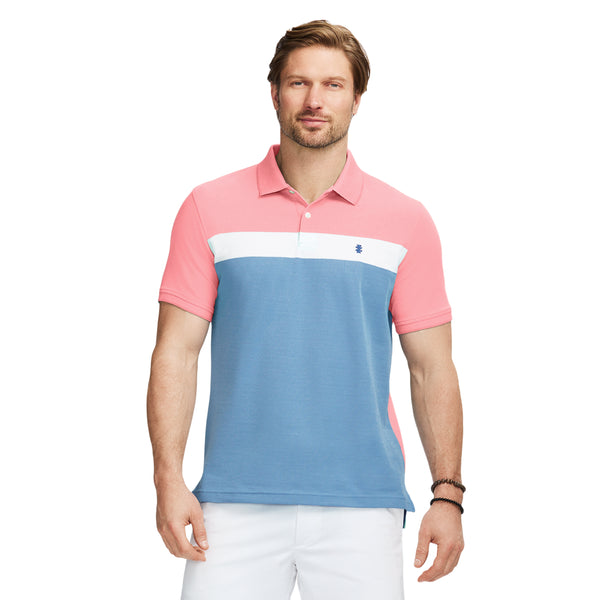 ADVANTAGE PERFORMANCE SHORT SLEEVE STRIPE POLO SHIRT - DUBARRY