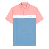 BIG & TALL ADVANTAGE PERFORMANCE SHORT SLEEVE STRIPE POLO - DUBARRY